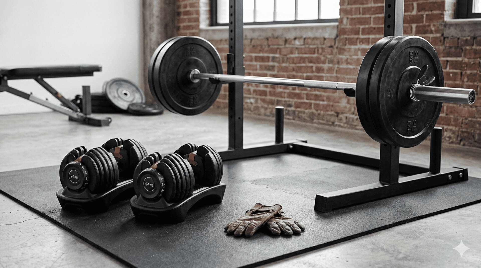 Comparativa entre mancuernas ajustables y barra para entrenar en casa en 2026